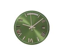 ATOMUSERLY Cadran et Aiguilles de Montre 30.8mm, échelle à Chiffres Romains, Visages avec Date la Semaine, Accessoire Modification for Mouvement 8285, 1 pièce(Black Coffee Set)