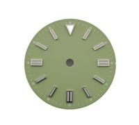 ATOMUSERLY Cadran Lumineux Bleu de 28.5mm diamètre, 1 pièce, utilisé for Les pièces et Accessoires du Mouvement Montre NH35/NH36