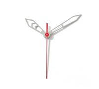 ATOMUSERLY Jeu d'aiguilles de Montre épée Creuse 9.5x14x15mm, Lume Verte C3, adapté au Mouvement NH35/36/4R/7S, Cadran argenté, pièces Mod, Accessoires(Rose Gold)