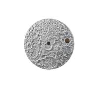 ATOMUSERLY Montre Lumineuse sans Vert, Cadran 28.5mm, for NH35/NH36, Mouvement mécanique, Motif Lunaire 3D, Accessoires for Le Visage, 1 pièce(Black)