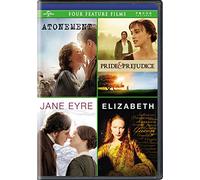 Atonement / Pride & Prejudice / Jane Eyre / Elizabeth – Universal Pictures – Coffret DVD – Snap C
