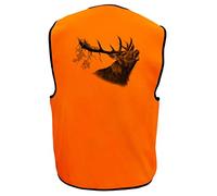 AtooDog Gilet de Chasse Fluo réfléchissant, Brâme du Cerf