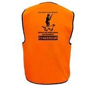 AtooDog Gilet de chasse sans bandes, Chasseur et chien (XL, 139)