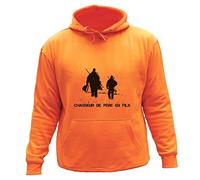 AtooDog Pull Sweat de Chasse Chasseur de père en Fils Cadeau Fête des pères ($SUSSCO401-S)