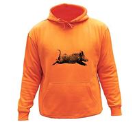 AtooDog Pull Sweat de Chasse, Sanglier Qui Court