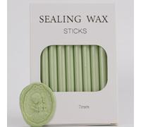 Atopbb 26pcs Sticks de Sceau de Cire pour Pistolet Mini - Compatible avec Klebepistole 0,28'' (Candy Vert)