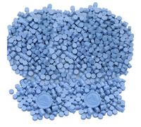 Atopbb - Perles de cire scellées blanches, 600 perles de cire scellées blanches, idéal pour invitation de mariage, enveloppe de Noël (Bleu brume)