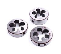 ATOPLEE Lot de 3 matrices de filetage métriques HSS à droite [M14 x 1, M14 x 1,25, M14 x 1,5]