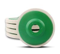 ATOPLEE Tampon de polissage,5pcs 115mm DIA meule de polissage pour meuleuse d'angle,Roue de polissage en laine pour l'accessoire de polissage de foreuse(Diamètre du trou : 22 mm, épaisseur : 8 mm)