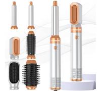 Atopskins Air Styler 6 In 1 Hair Styler avec Seche Cheveux, Brosse Soufflante, Brushing Brosse Soufflante, Brosse Lissante Cheveux, Boucleur a Air, Magic Styler pour Lisser, Donner Du Volume, Boucler