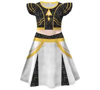 Atorcher Costume de chasseur de démons - Robe Rumi Mira Zoey - Robe pour enfants - 9 à 10 ans - HA26201