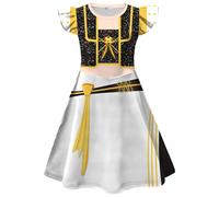Atorcher Costume de chasseur de démons - Robe Rumi Mira Zoey - Robe pour enfants - 9 à 10 ans - HA26203