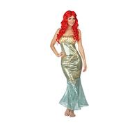 Deguisement De Petite Sirene Ariel Adulte - Or - T-1 Blanc