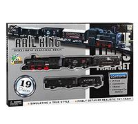 Atosa-31230 Pista Trenes avec lumière assortie à choisir 1, multicolore, 46 x 28 cm, 46 x 28 cm (31230)