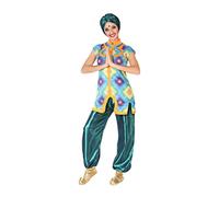 Atosa-54036 Atosa-54036-Costume-Déguisement Hindou M-L-Adulte, Femme, 54036, Vert, M-L