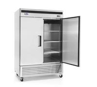 Armoire Réfrigérée Positive Inox 2 Portes - 1300 L - Atosa - R600aAcier inoxydable2 Portes1382Pleine