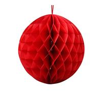 Atosa B/Cart. pompons 30 cm Rouge, Couleur (50717)