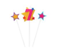 ATOSA bougie nº 7 amusant 3 unités