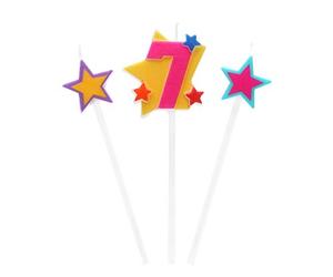 ATOSA bougie nº 7 amusant 3 unités