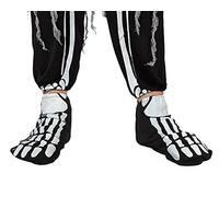 ATOSA chaussons pied squelette noires