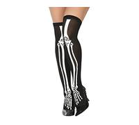 ATOSA collants d'os halloween noirs