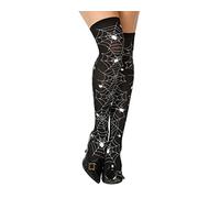 ATOSA collants toile d'aragnée halloween noirs