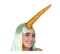 ATOSA corne licorne doré