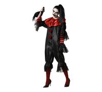 Atosa Déguisement Clown Noir Femme Adulte XS