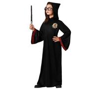 Atosa | Costume de sorcier unisexe | Garçon et fille | Sorcier Robe de Poudlard avec cape et chapeau | Baguette et lunettes rondes non incluses | Idéal pour Halloween, Carnaval et Fêtes |1-12 ans