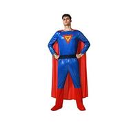 ATOSA déguisement héros comic bleu homme adulte super-pouvoirs XL