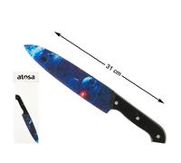 Atosa Couteau Tête De Mort 31 Cm