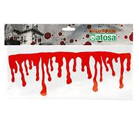 ATOSA décoration mural tache de sang gel halloween 30*11 cm