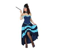 Atosa déguisement cabaret bleu M