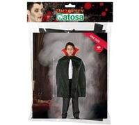 ATOSA cape vampire enfant courte noire col haut adolescente
