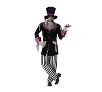 Atosa Déguisement Chapelier Halloween Costumes, Violet, XL Homme
