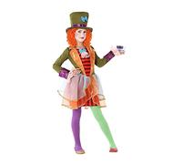 Déguisement pour Enfants Femme chapelier fou (2 Pcs) (Taille 10-12 Ans) Description G