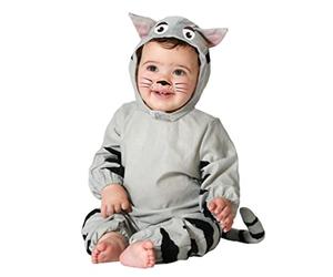 ATOSA déguisement chat gris bébé 6 a 12 meses