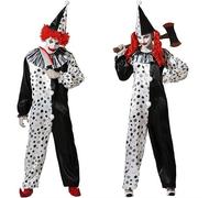 Atosa déguisement clown gris unisexe adulte M
