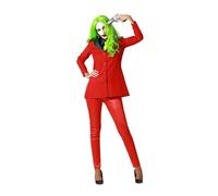 ATOSA déguisement clown halloween rouge avec cravate femme adulte M