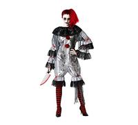 ATOSA déguisement clown macabre gris adulte femme XL