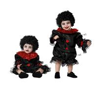Atosa Déguisement clown noir pour bébé de 12 à 24 mois