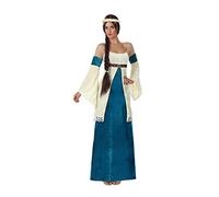 Atosa Costume dame médiévale Noble Multicolore Enfants XS-S