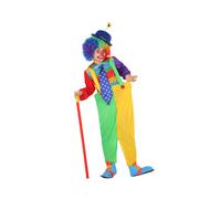 Déguisement pour Enfants Clown Vert Jaune (4 Pcs) (Taille 5-6 Ans) Description G