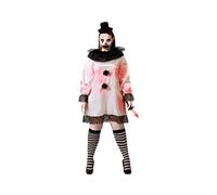Atosa Costume Clown Halloween Femme Multicolore XS-S Enfants