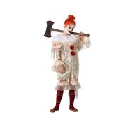 Atosa Déguisement clown fille enfant Beige 10 à 12 ans