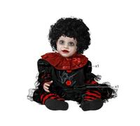 Atosa Déguisement de clown pour bébé Halloween amusant et attrayant de saison Confection noire ténébreux maléfique