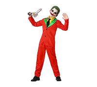 ATOSA déguisement de clown rouge halloween enfant bébé 7 a 9 años