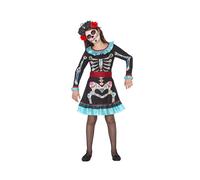 Atosa Déguisement De Fille Colorful Skeleton