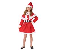 Atosa Déguisement Mère Noël Enfant Fille