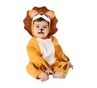Atosa | Déguisement de lion pour bébé | Combinaison intégrale unisexe avec accessoire de tête | Costumes pour enfants idéaux pour les fêtes, le carnaval et Halloween | Couleur jaune | +24 mois